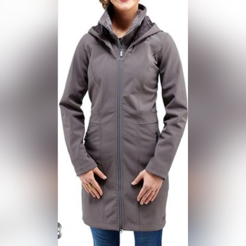 Merrell Geraldine Long Soft Shell Coat - Picture 3 of 15